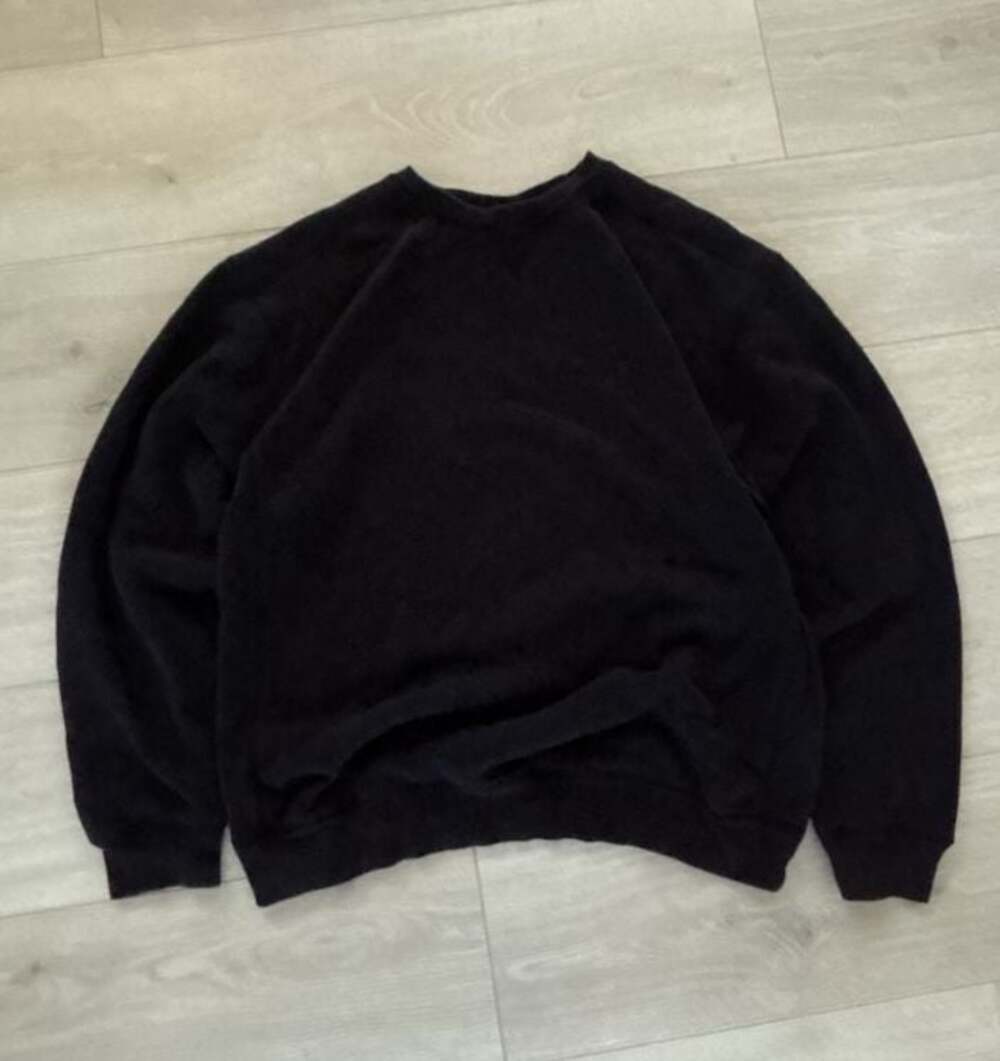 Starter Black Fleece Crewneck Sweatshirt Medium M